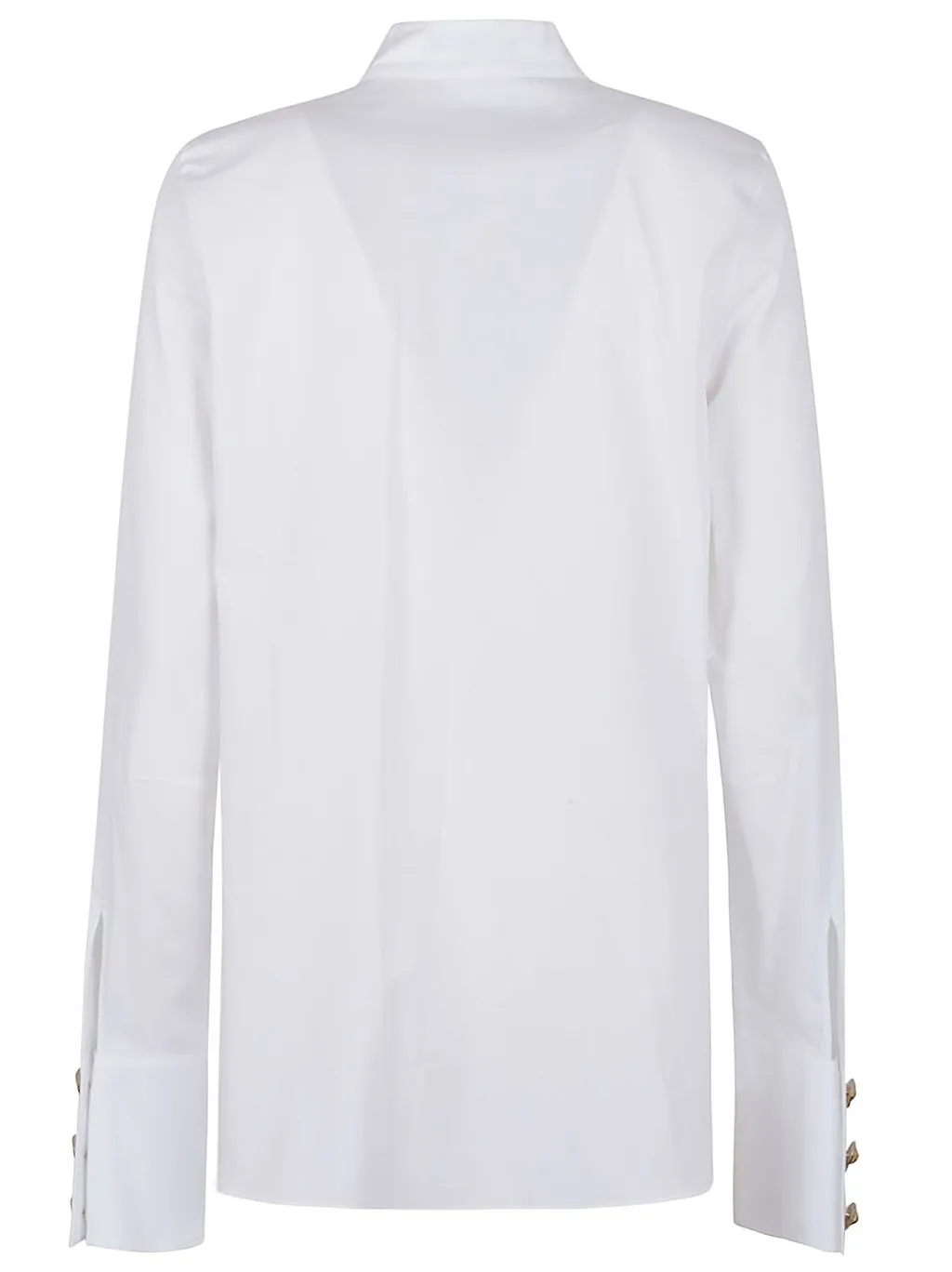 Balmain Ruffled Long-Sleeved Shirt