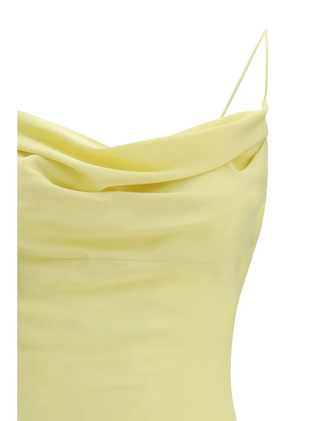 Balmain Satin Long Strappy Dress
