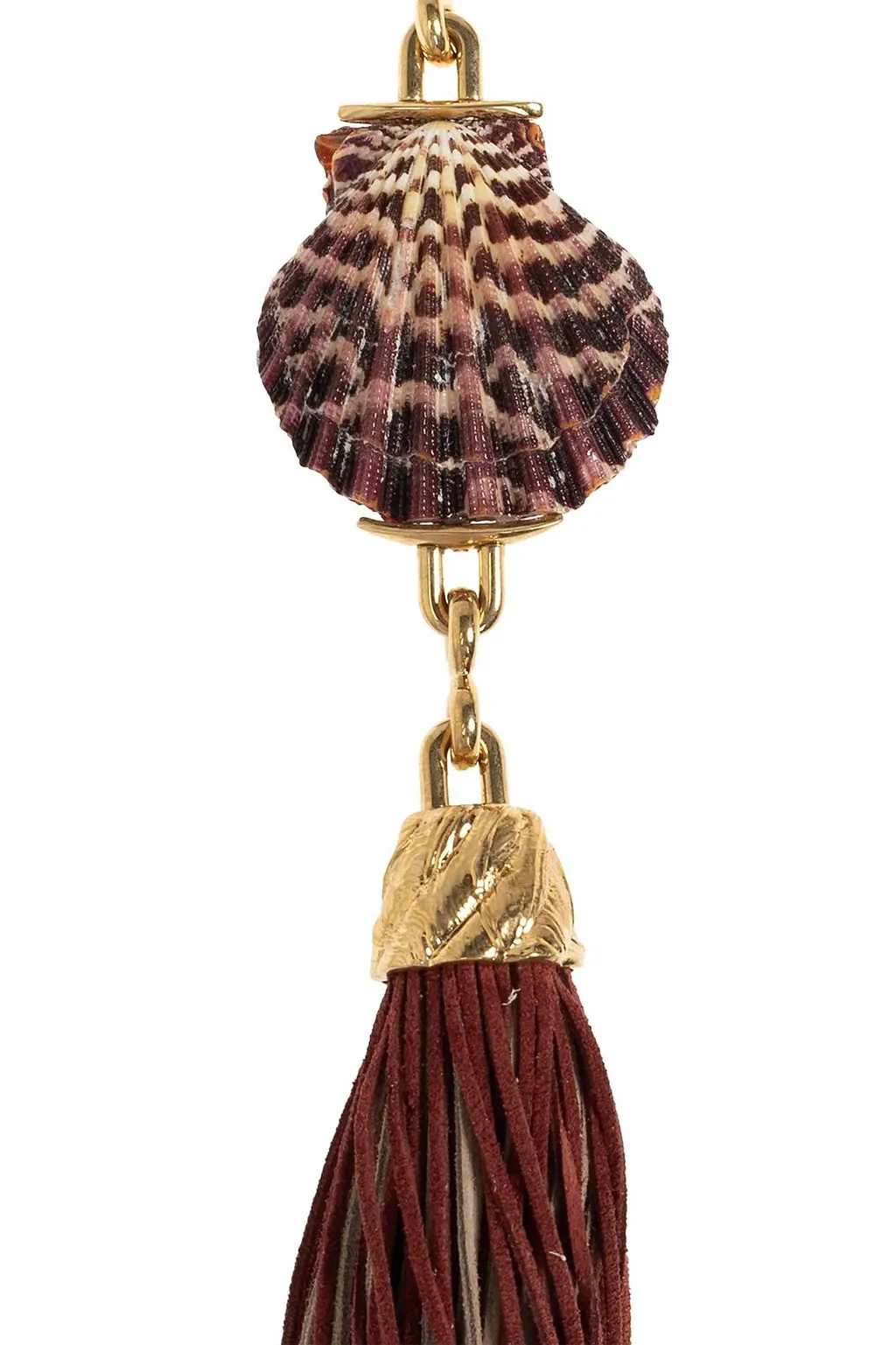 Balmain Shell Tassel Bag Keychain