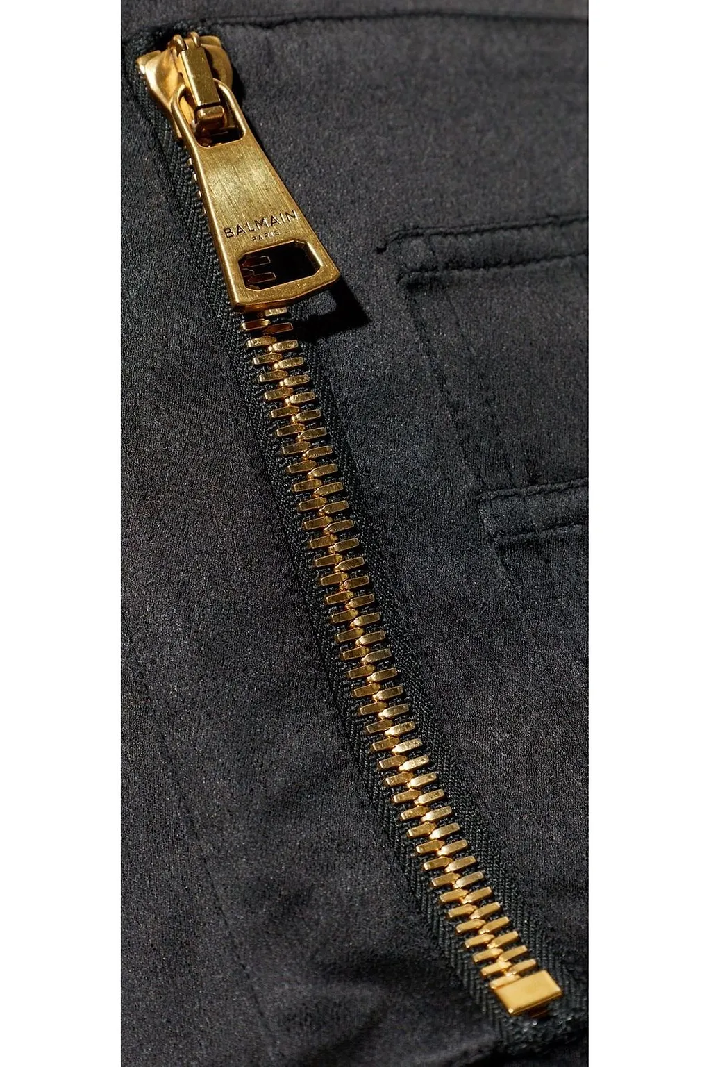 Balmain Shimmering Appliques Zip-Up Bomber Jacket