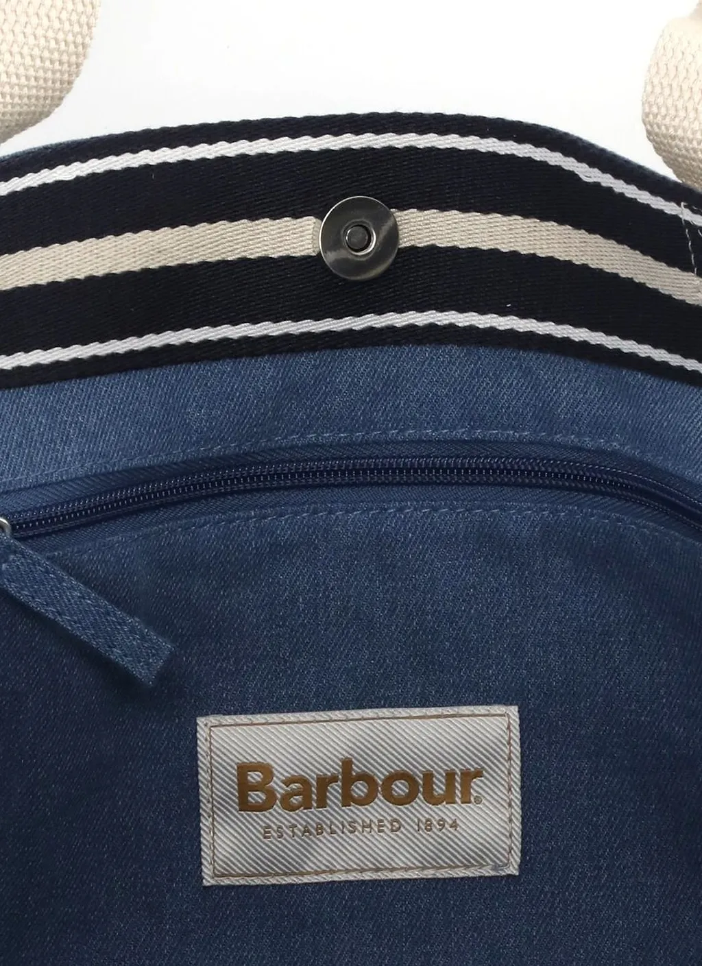 Barbour Emily Denim Tote Bag