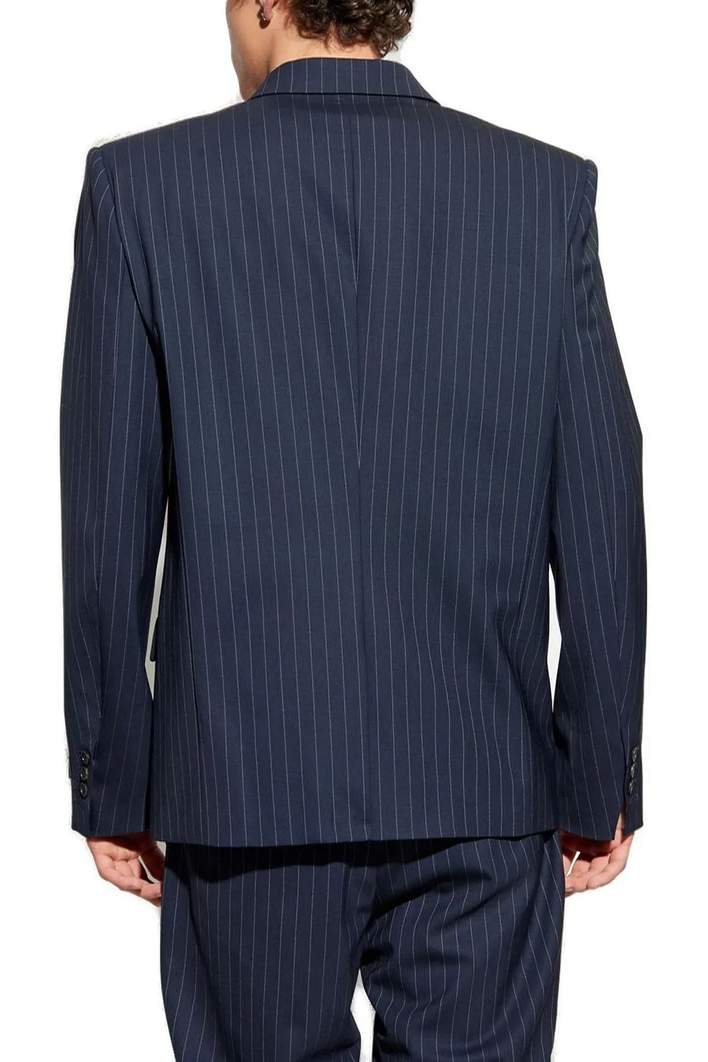 Balmain Single Breasted Striped Blazer