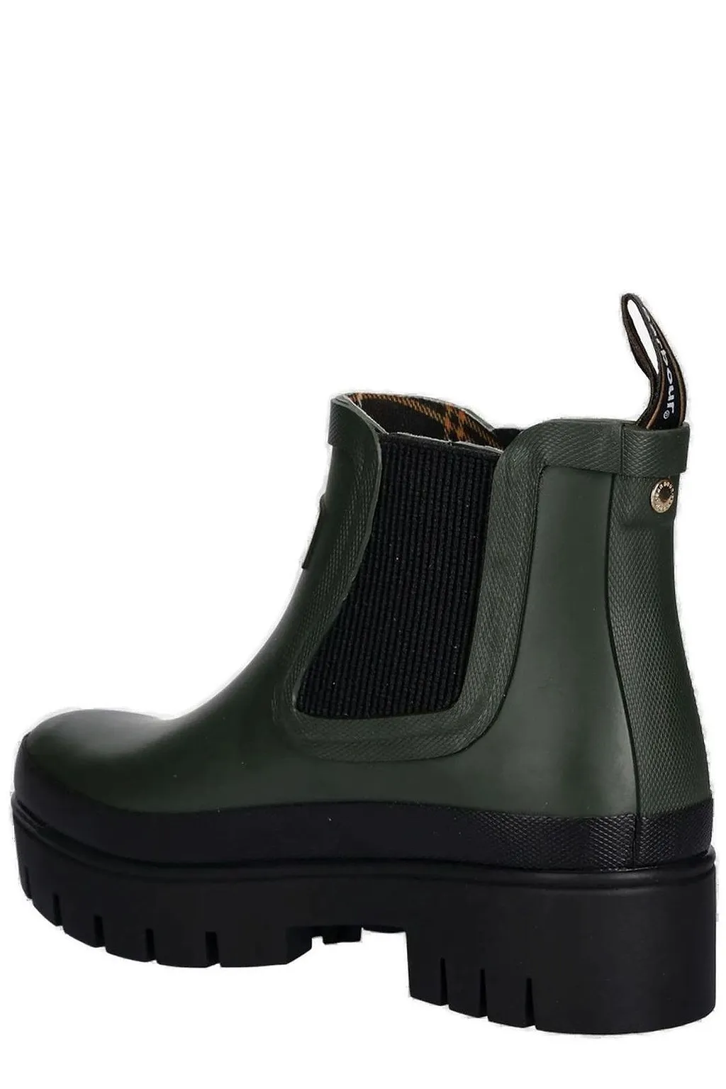 Barbour Logo Patch Ankle Boots