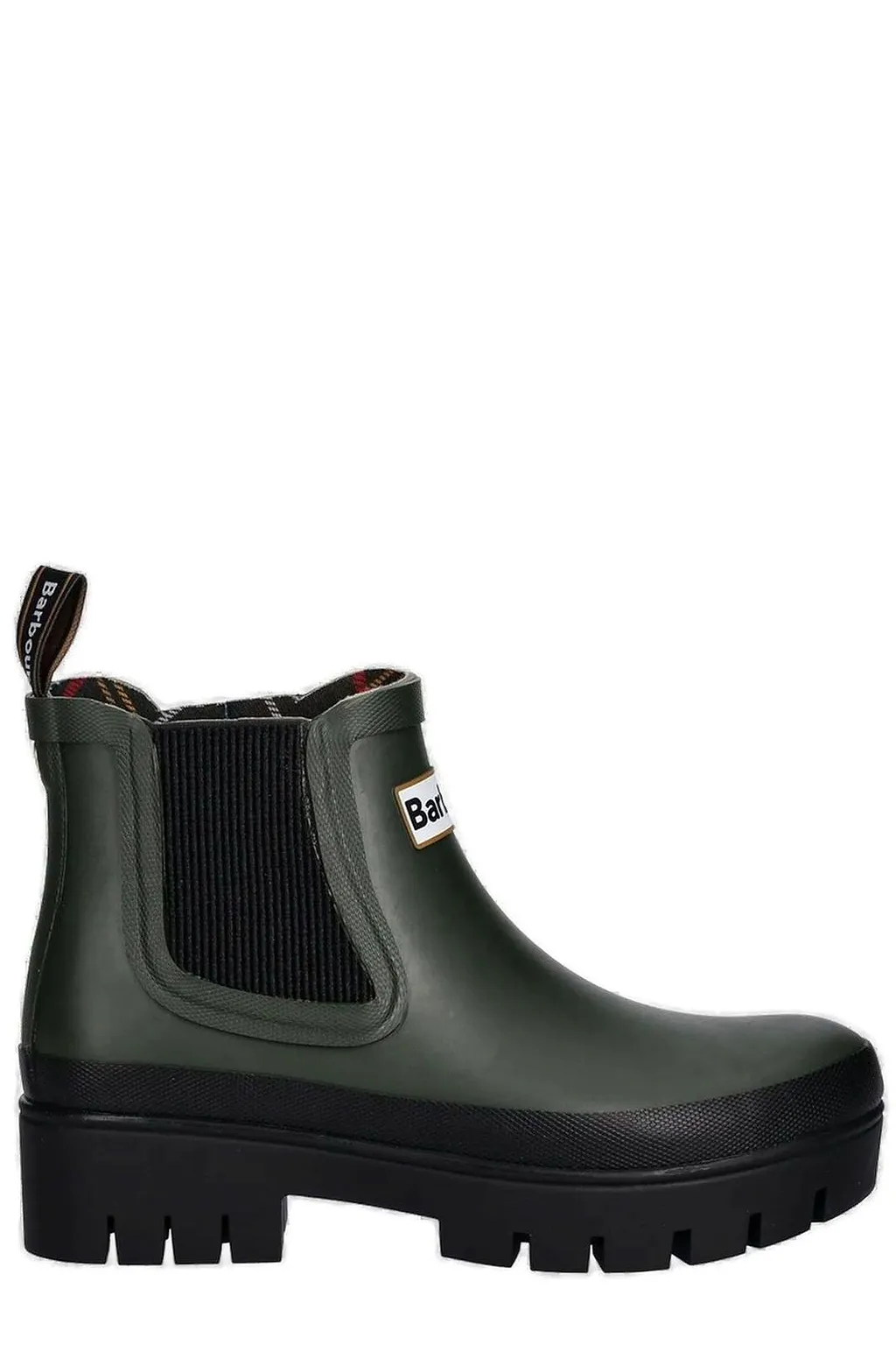 Barbour Logo Patch Ankle Boots