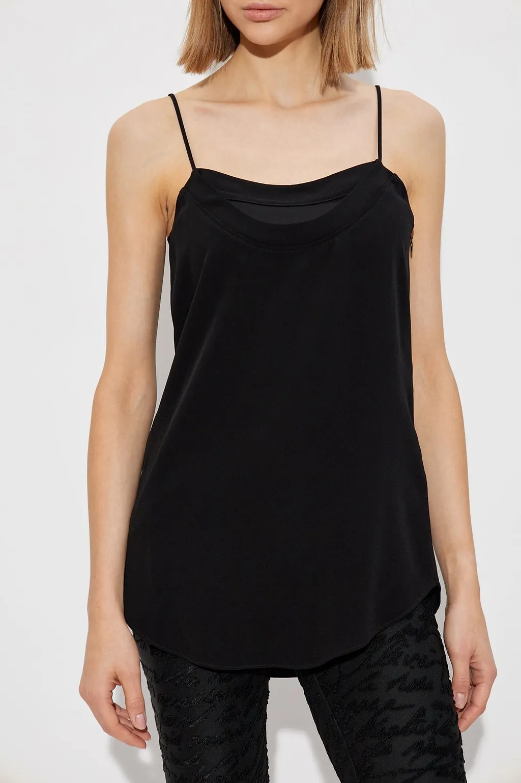 Balmain Strappy Singlet Top