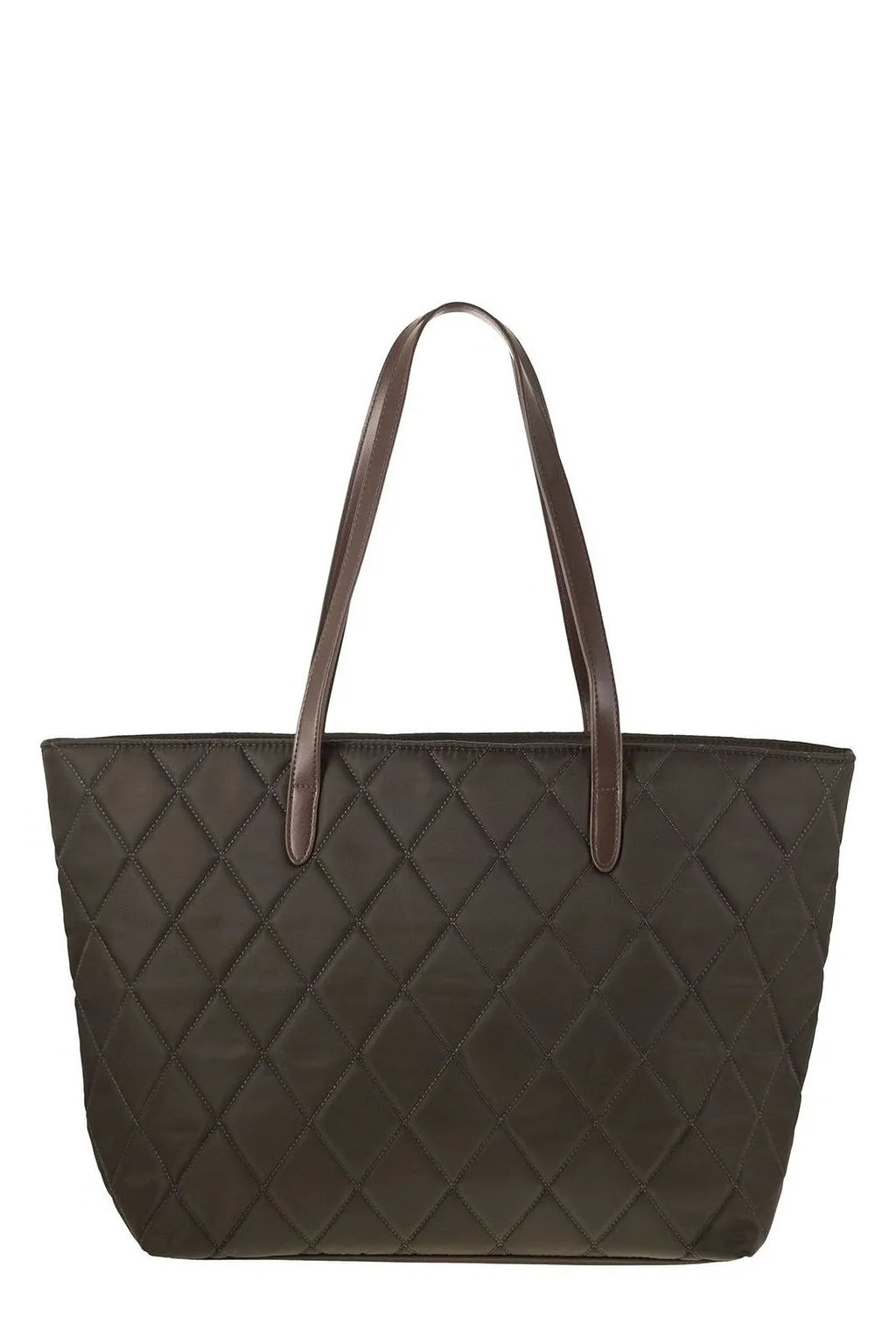 Barbour Logo Patch Quilted Tote Bag