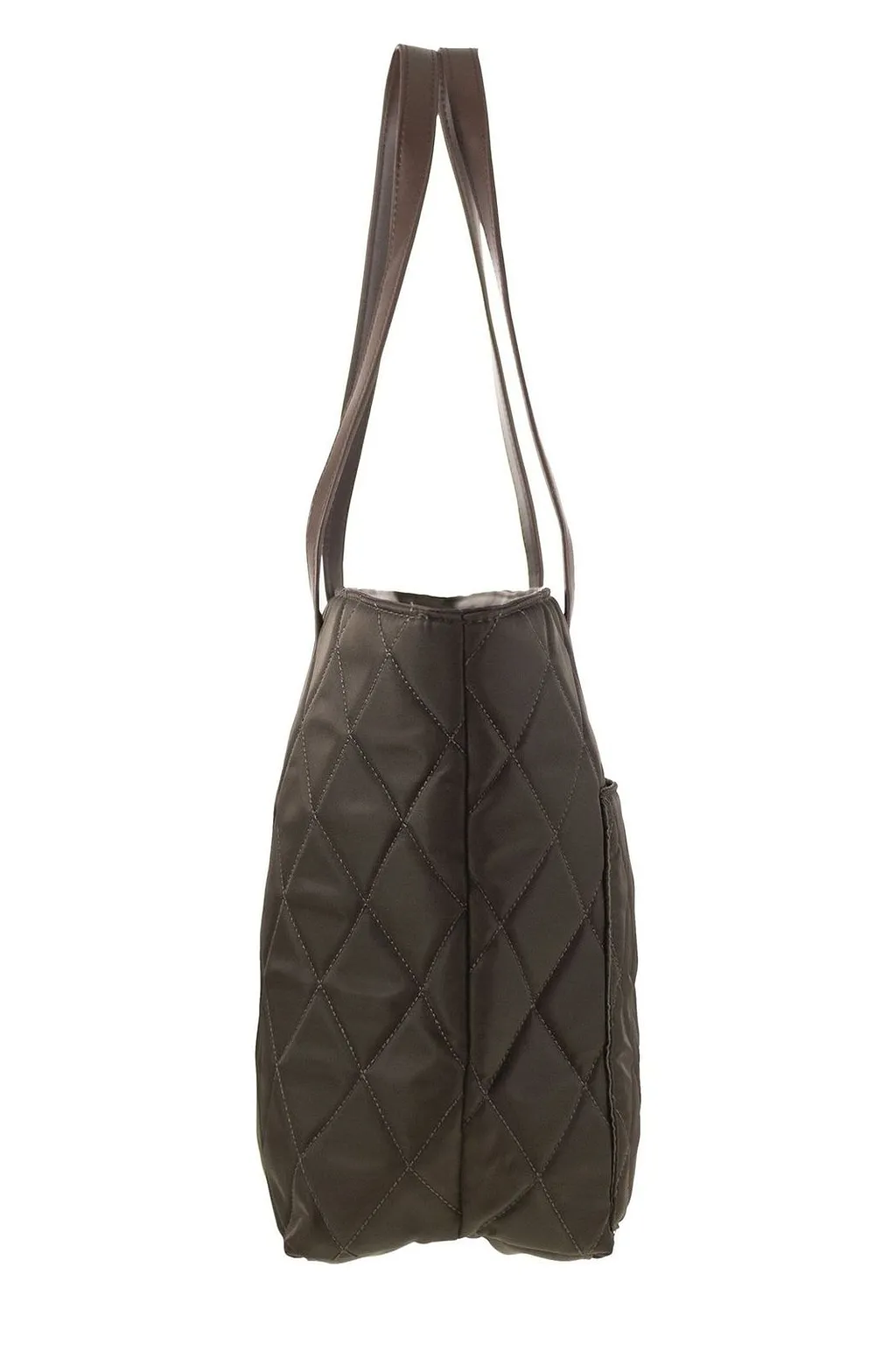 Barbour Logo Patch Quilted Tote Bag