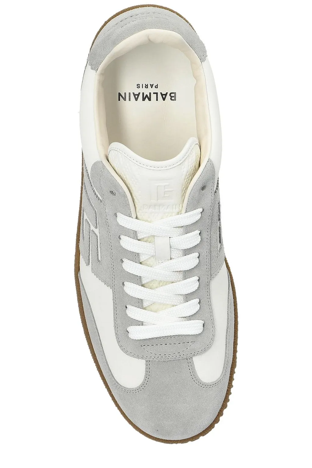 Balmain Swan Low-Top Sneakers