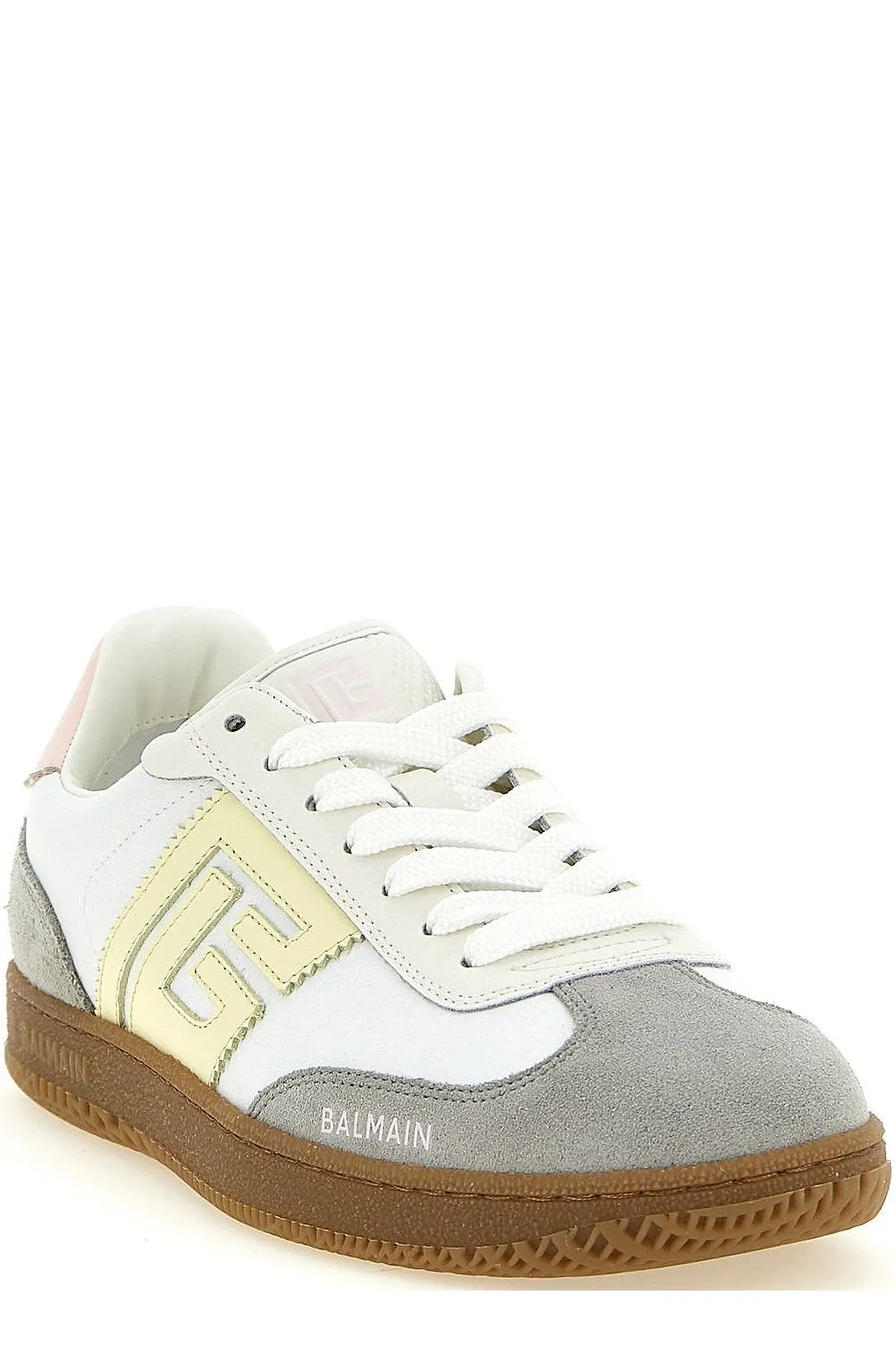 Balmain Swan Low-Top Sneakers