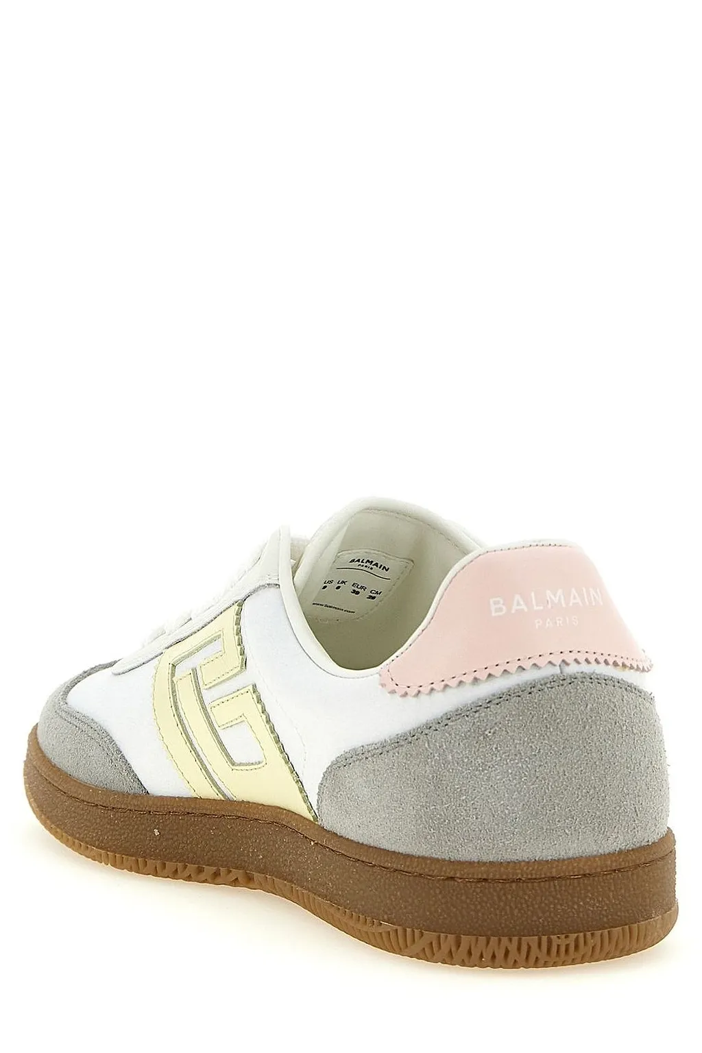 Balmain Swan Low-Top Sneakers