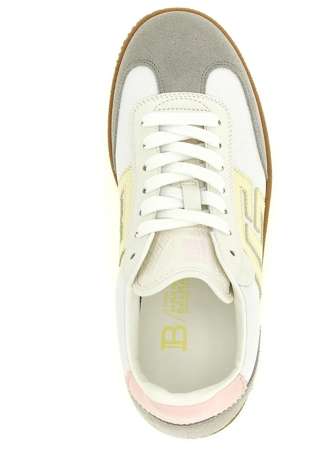Balmain Swan Low-Top Sneakers