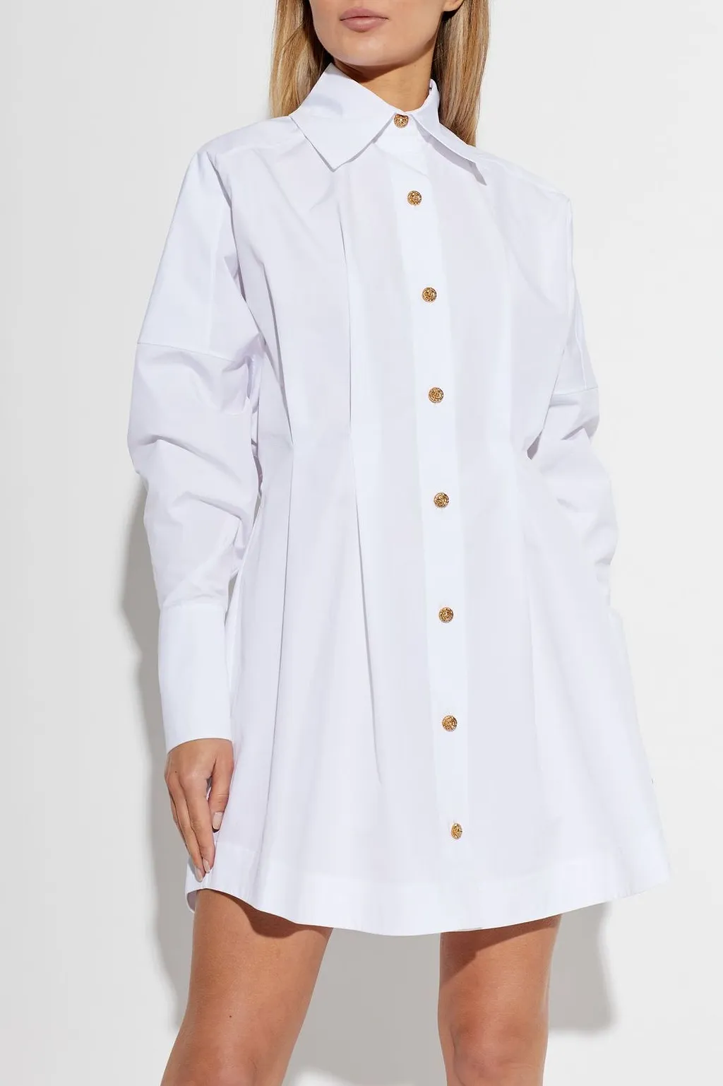 Balmain Poplin Shirt Dress