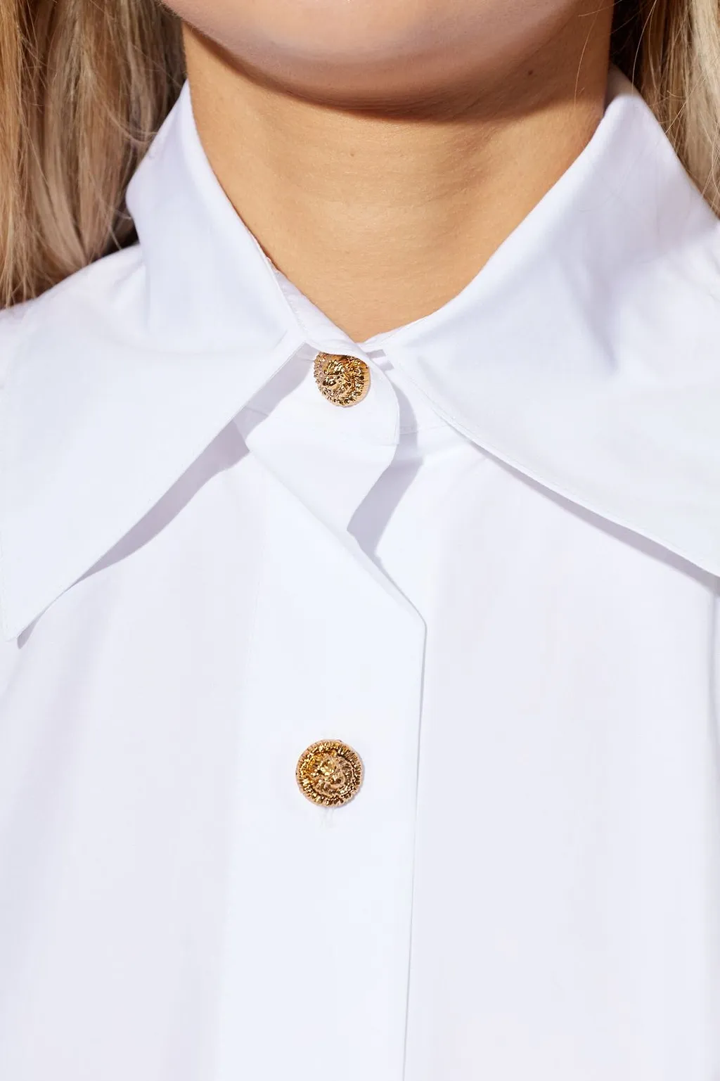 Balmain Poplin Shirt Dress