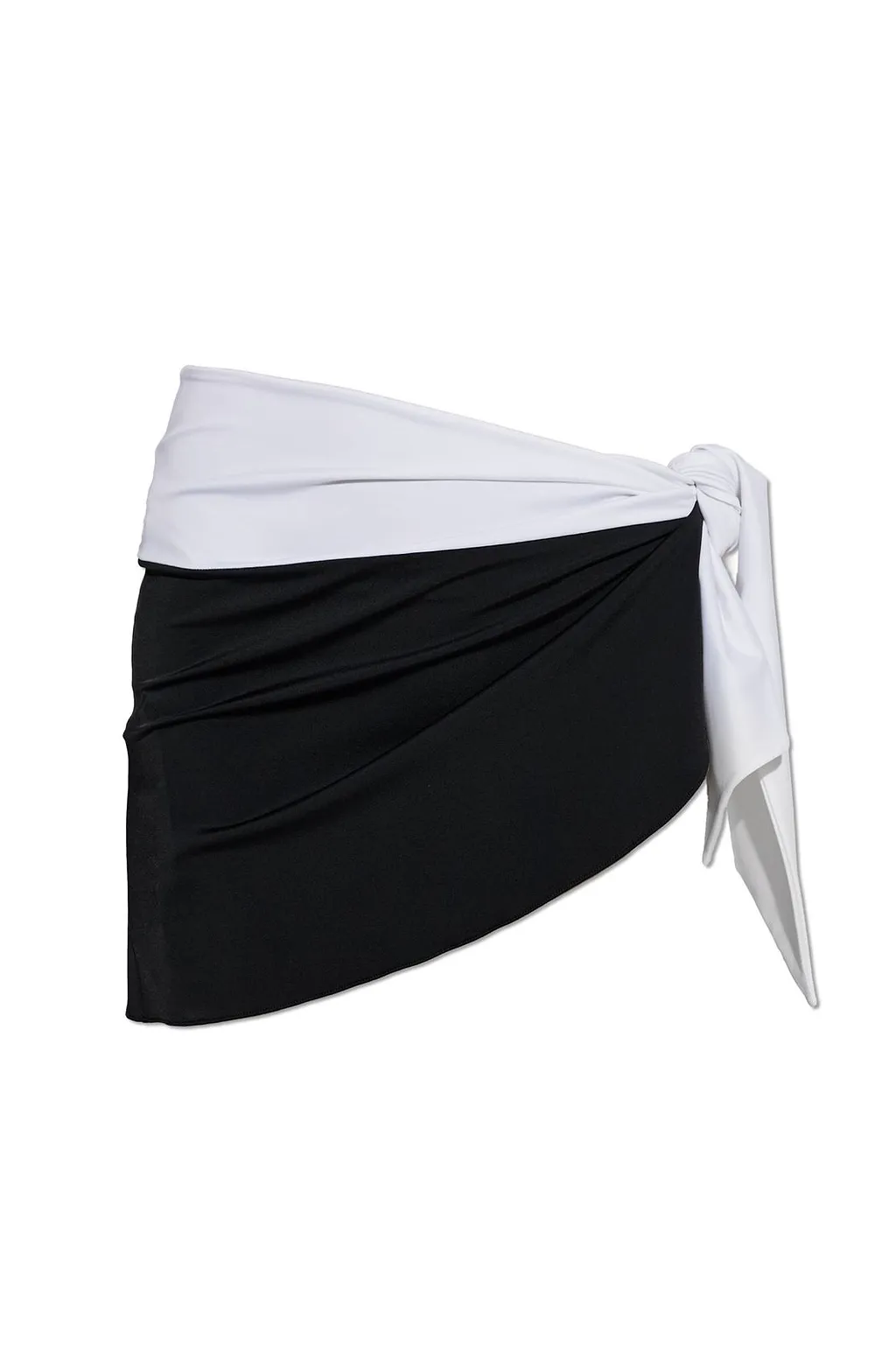 Balmain Draped Short Pareo Beachwear