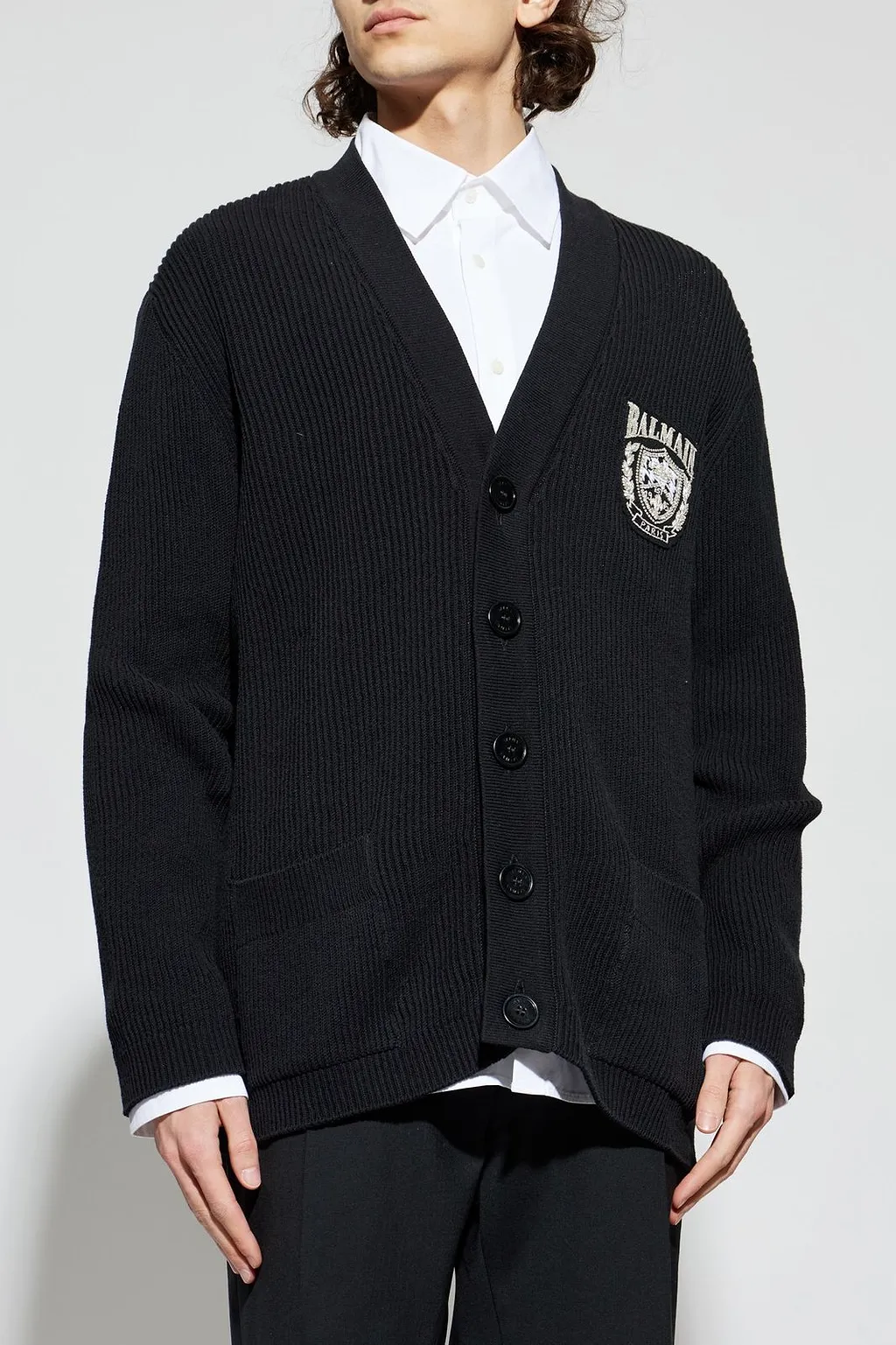 Balmain Tube Knit Cardigan