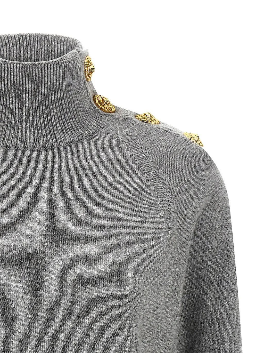 Balmain Turtleneck Knit Dress
