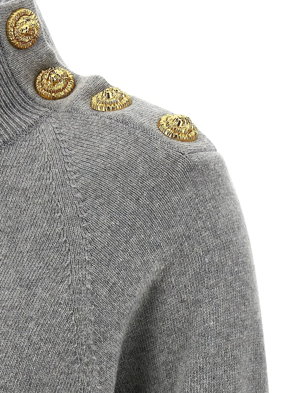 Balmain Turtleneck Knit Dress
