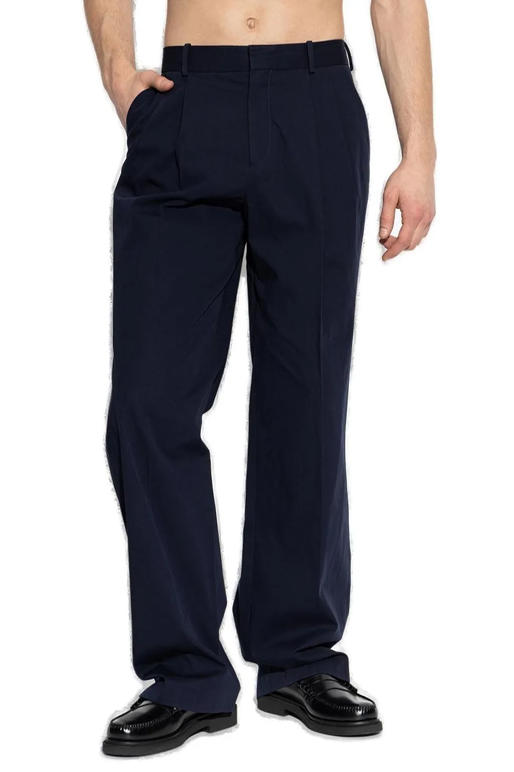 Balmain Twill Darted Trousers