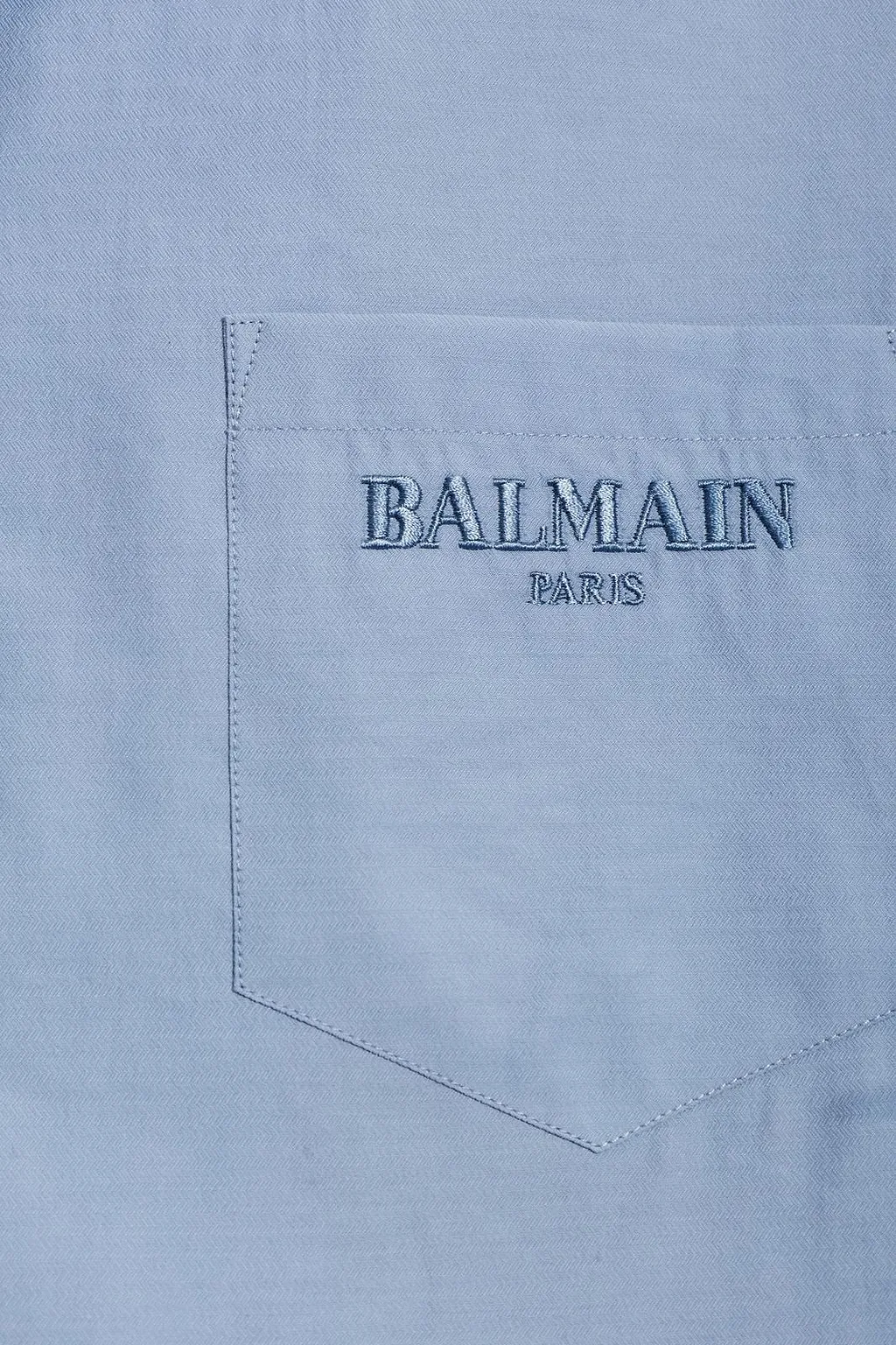 Balmain Vintage Herringbone Poplin Shirt
