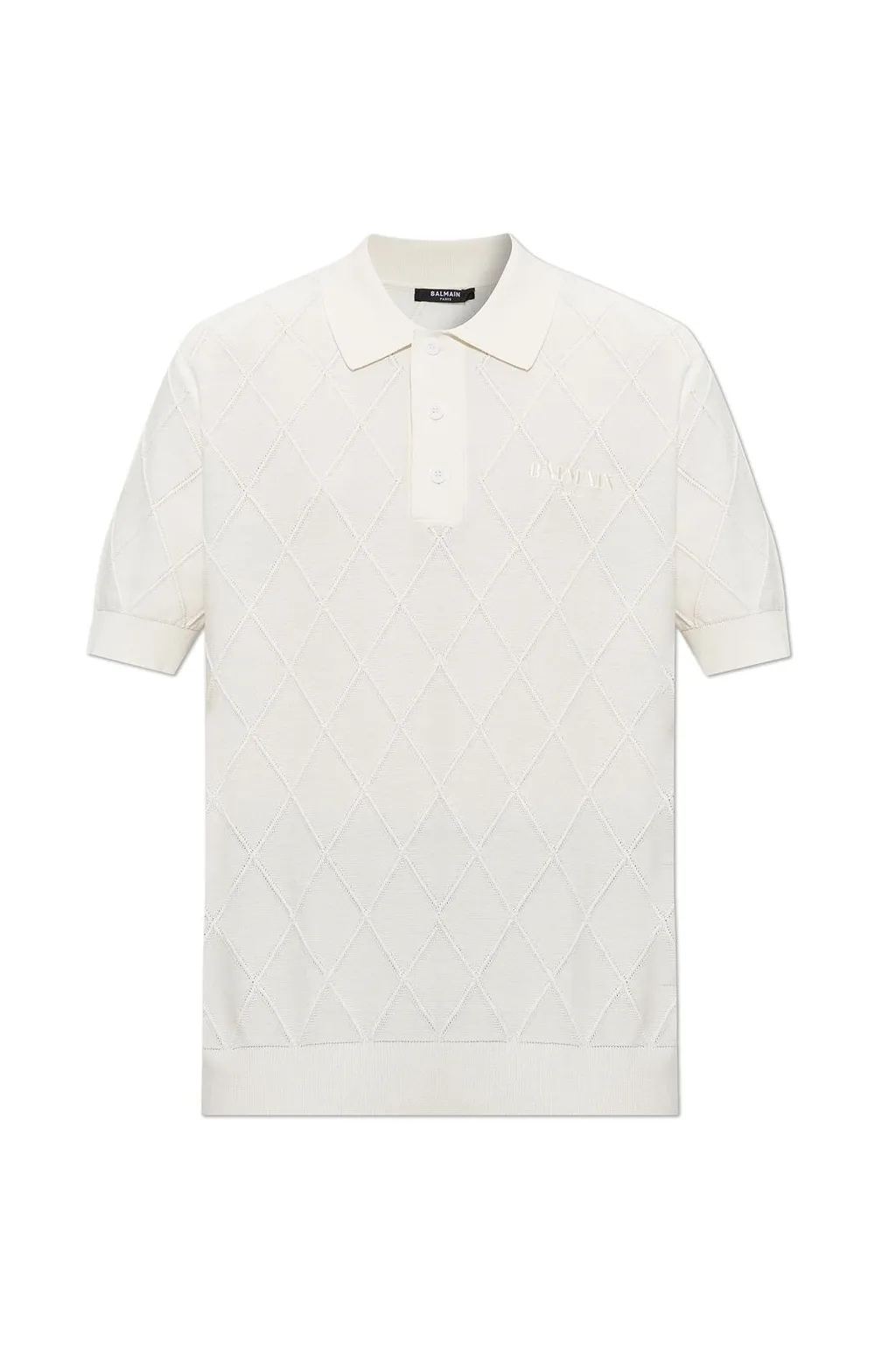 Balmain Vintage Knit Polo Shirt