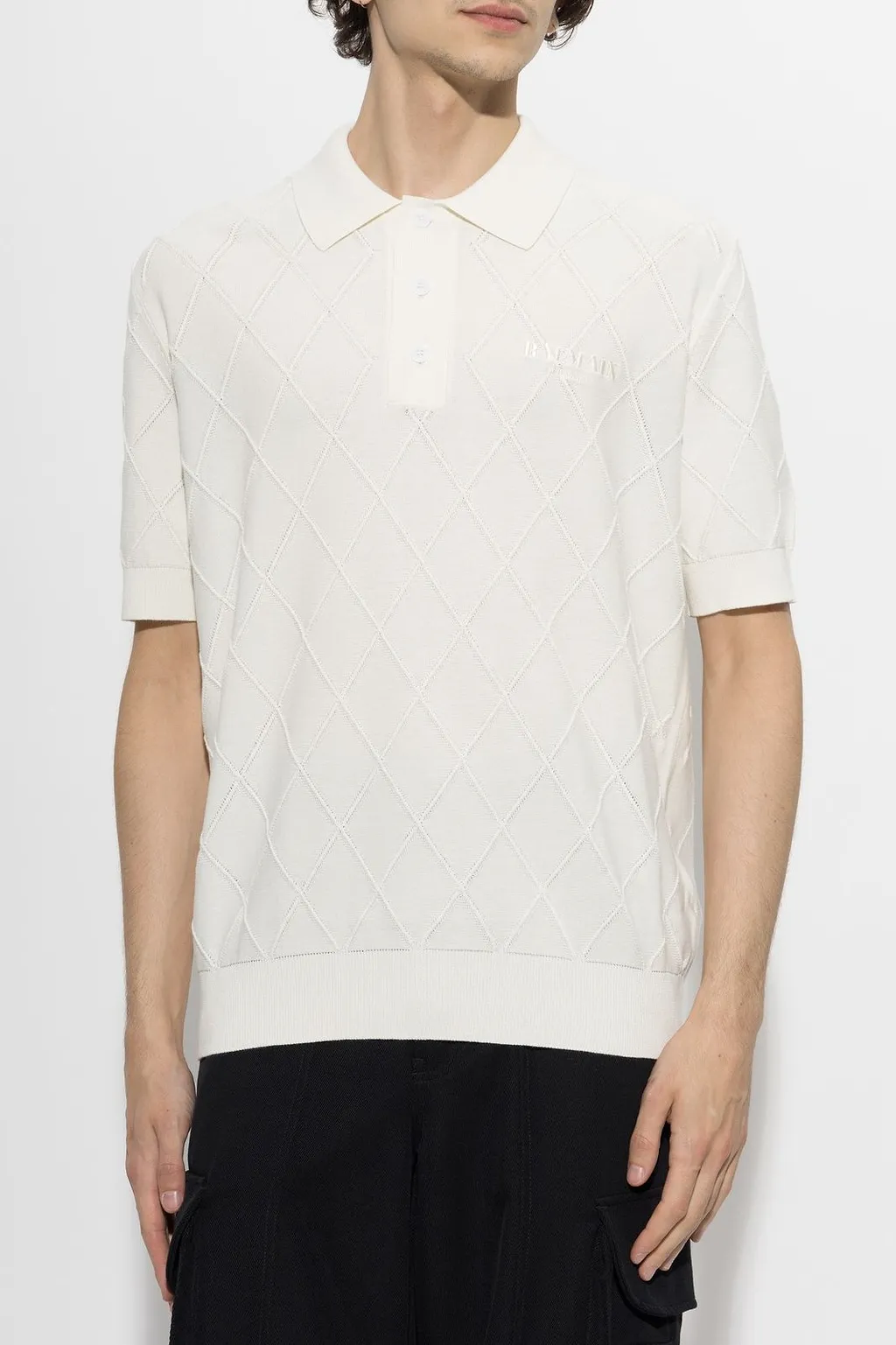 Balmain Vintage Knit Polo Shirt