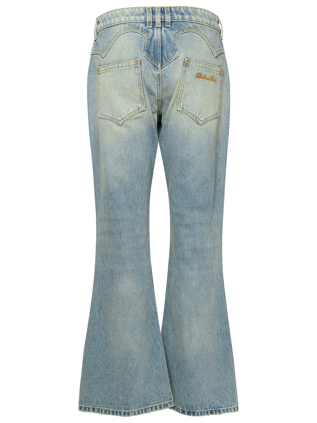 Balmain Western Bootcut Denim Jeans