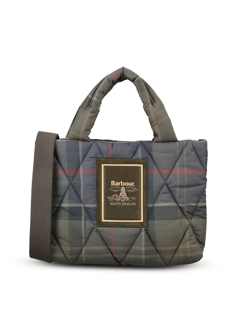 Barbour Quilted Check Shoulder Bag