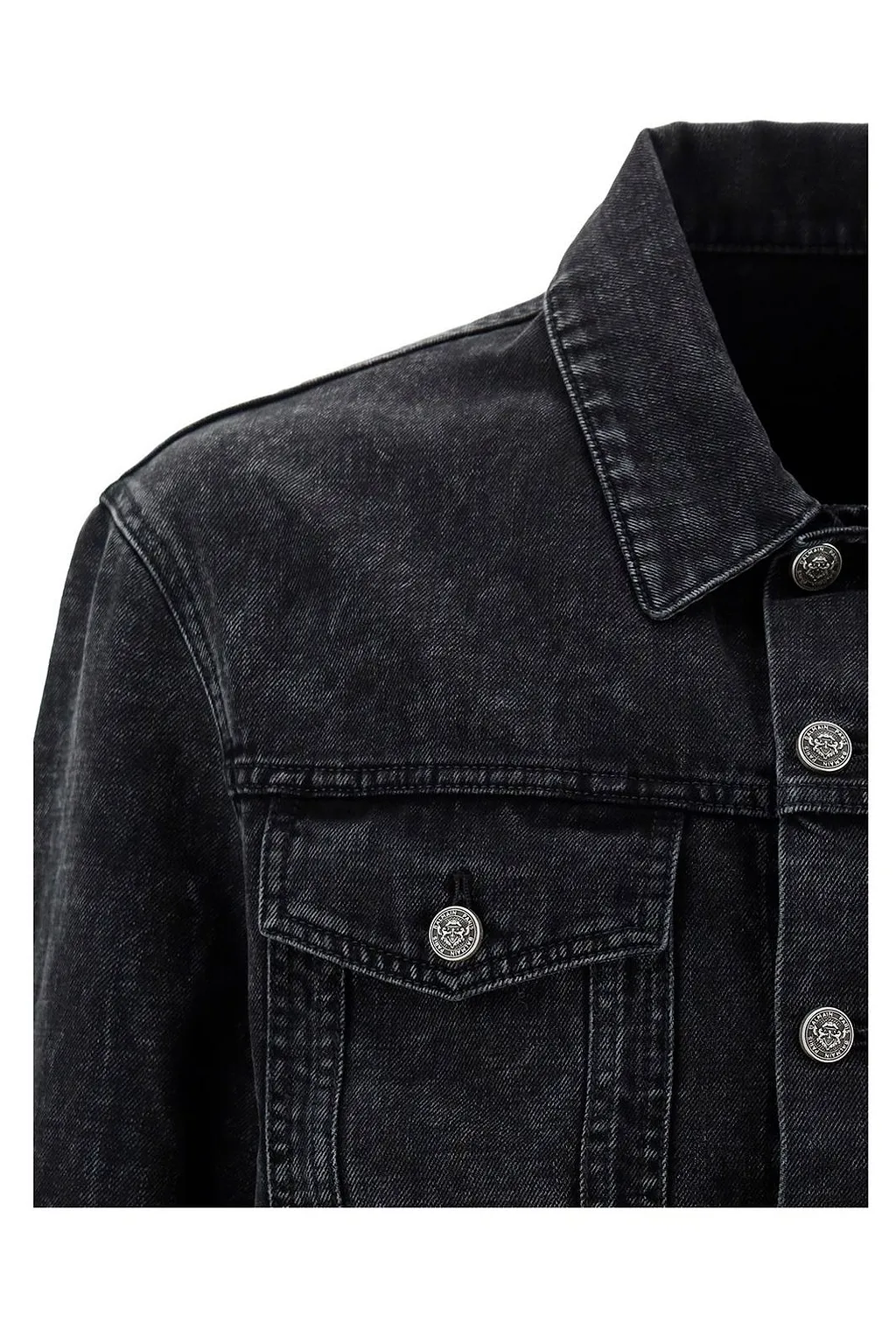 Balmain Washed Denim Jacket