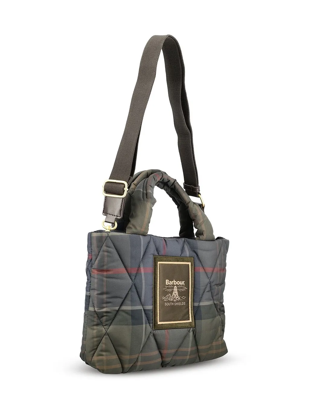 Barbour Quilted Check Shoulder Bag