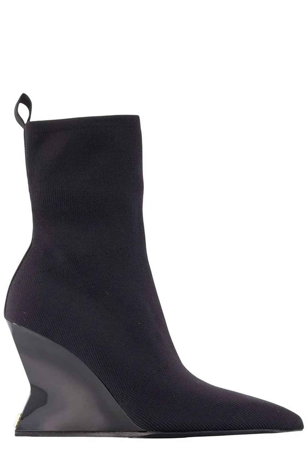 Balmain Wedge Sock Ankle Boots