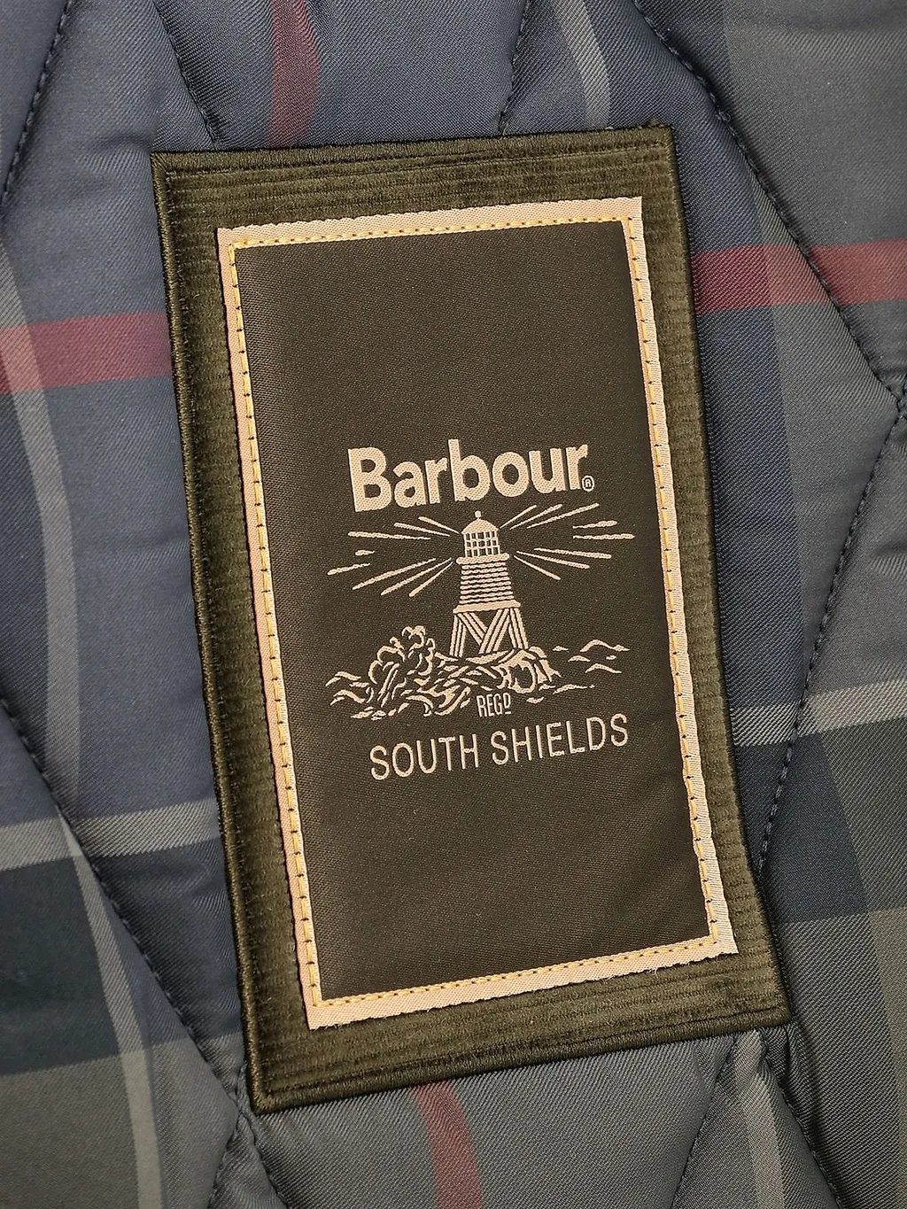 Barbour Quilted Check Shoulder Bag