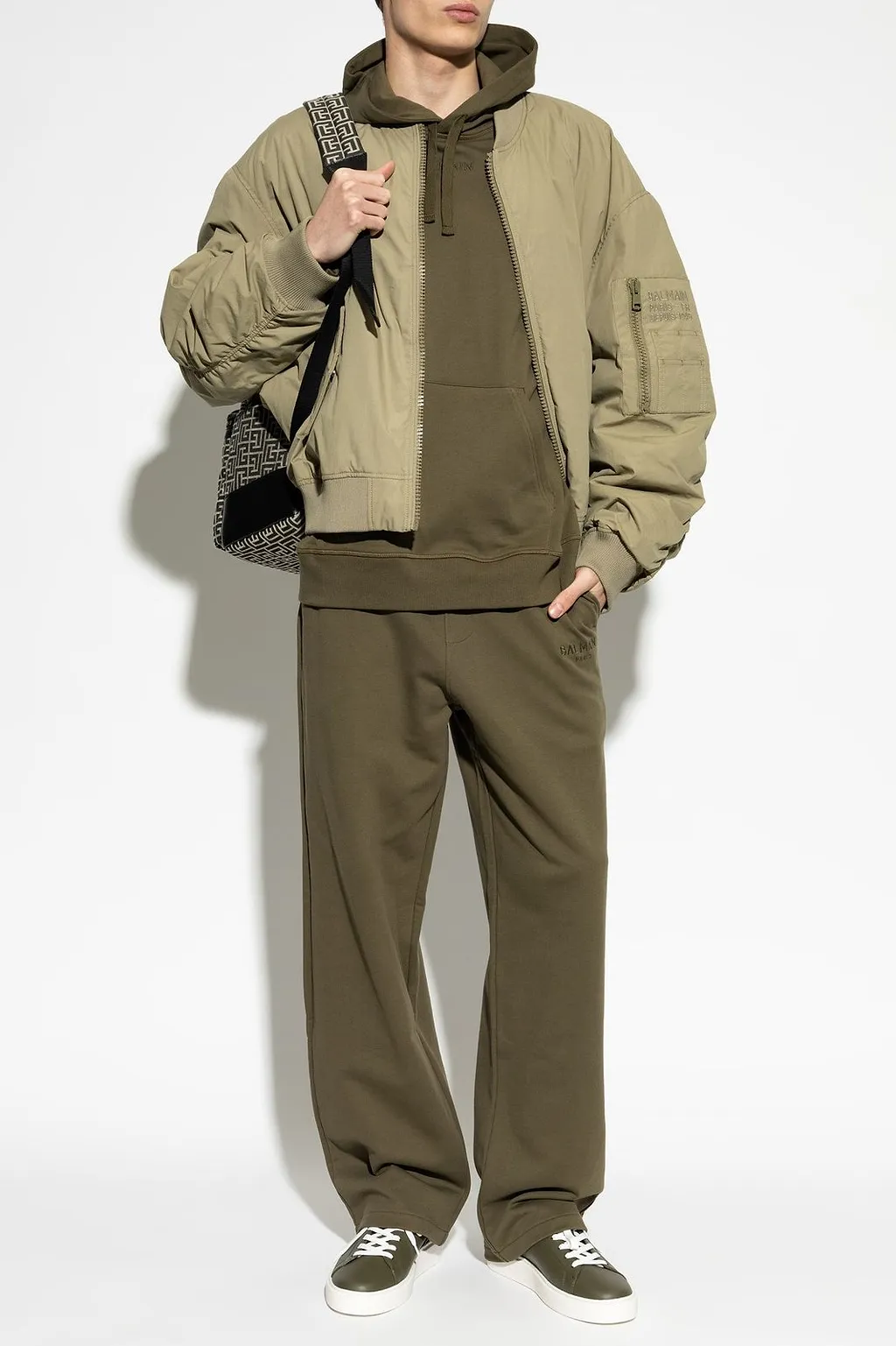 Balmain Zip-Up Bomber Jacket