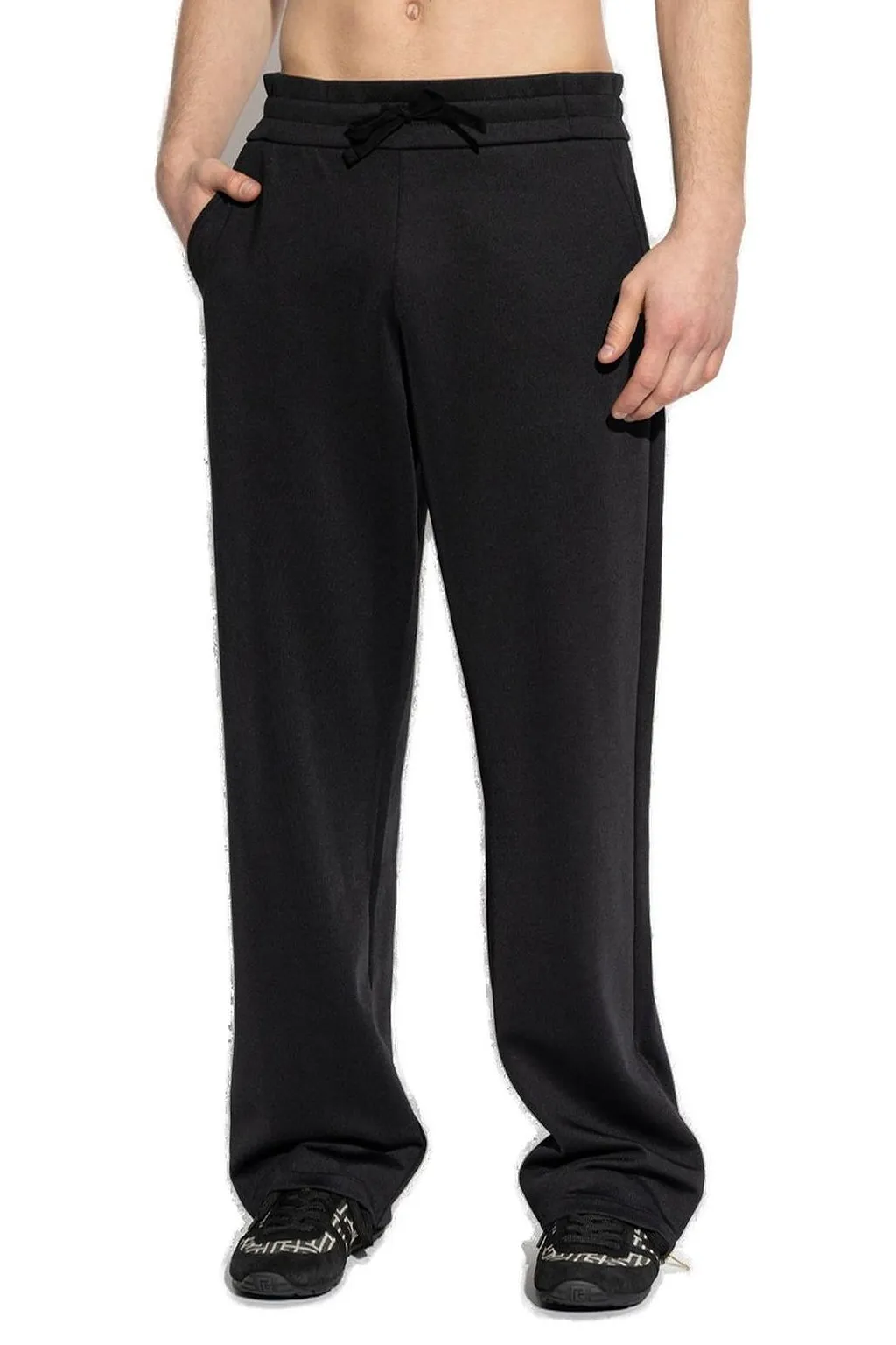 Balmain Zipped Hem Drawstring Sweatpants