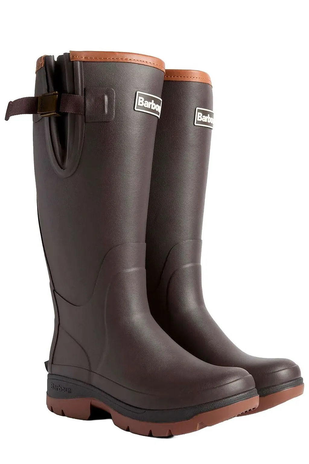 Barbour Round-Toe Knee-High Boots