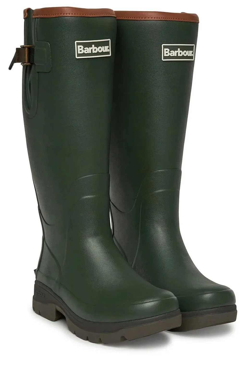 Barbour Round-Toe Knee-High Boots