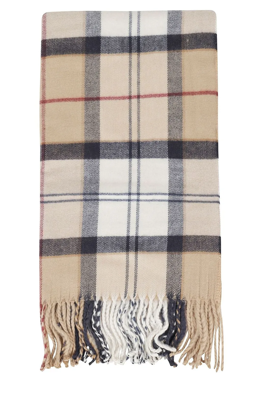 Barbour Tartan Scarf & Knitted Beanie Set