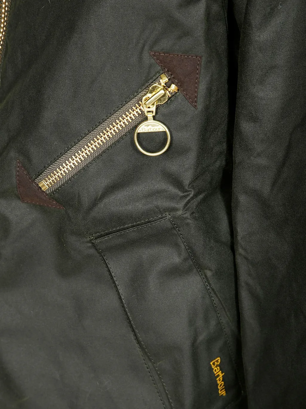 Barbour Zip-Up Panelled Jacket