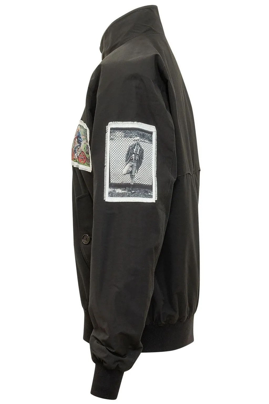 Baracuta Graphic Patch Zip-Up Jacket