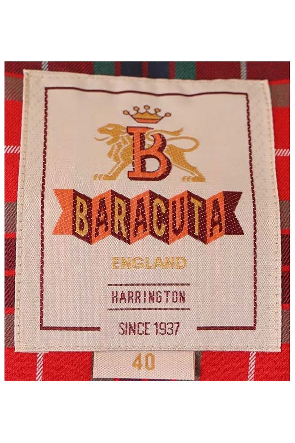 Baracuta G 9 Harrington Zip-Up Bomber Jacket