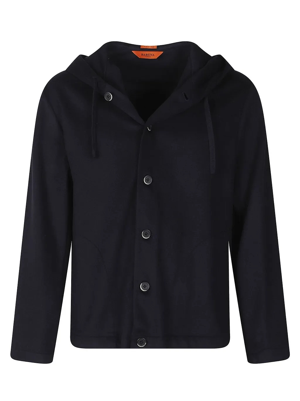 Barena Buttoned Drawstring Hoodie