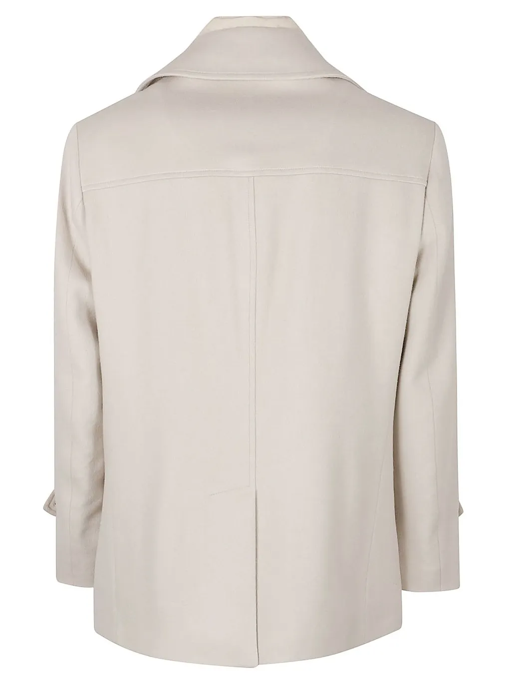 Barba Double-Breasted Layered Coat
