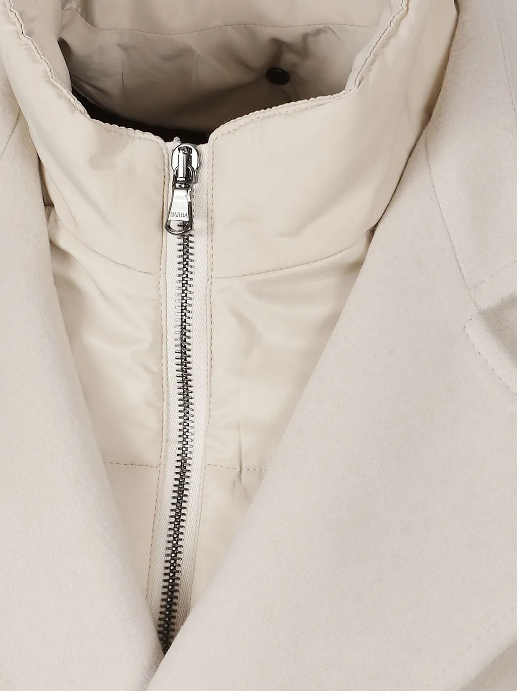 Barba Double-Breasted Layered Coat