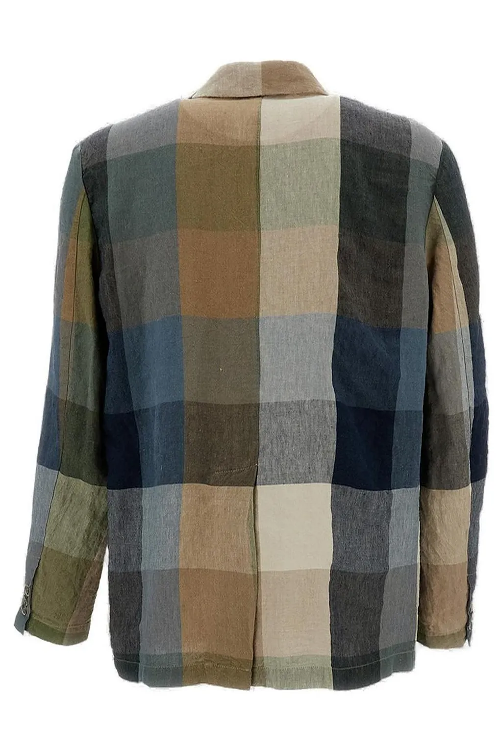Barena Single Breasted Checked Jacket