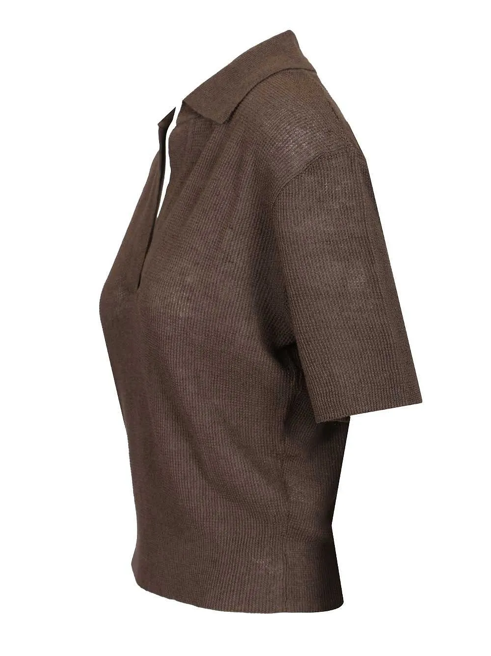 Barena Vibia Risada Open Collar Knitted Top