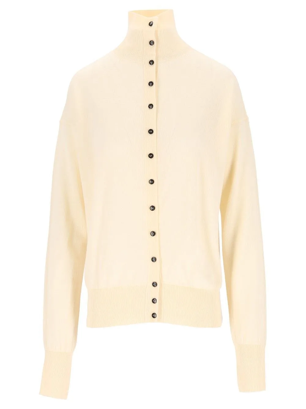 Barena Zea Piuma Buttoned High-Neck Knitted Sweater