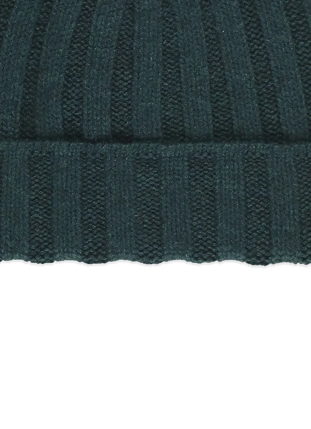 Barna Cashmere Ribbed Beanie Hat