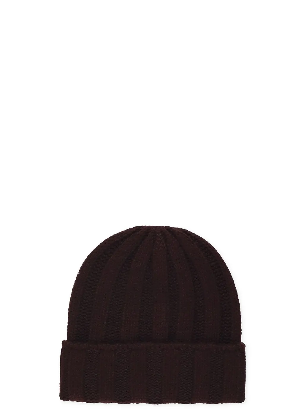 Barna Cashmere Ribbed Beanie Hat