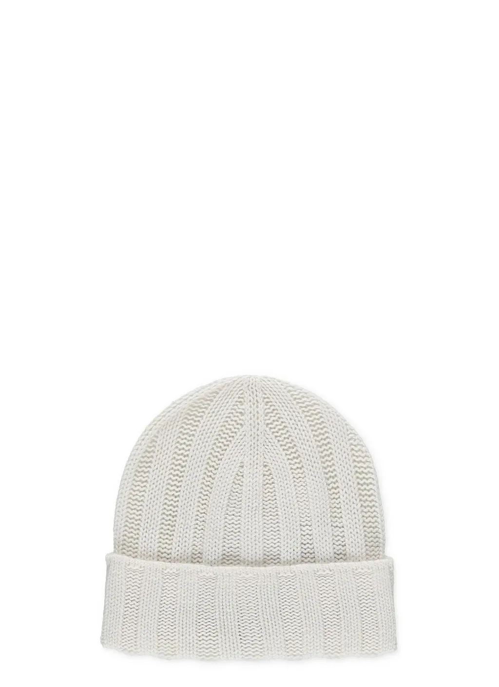 Barna Cashmere Ribbed Beanie Hat