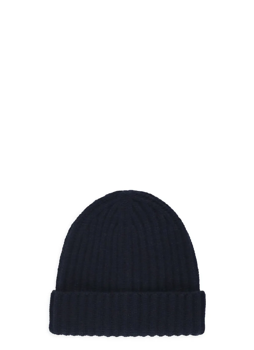 Barna Cashmere Ribbed Beanie Hat