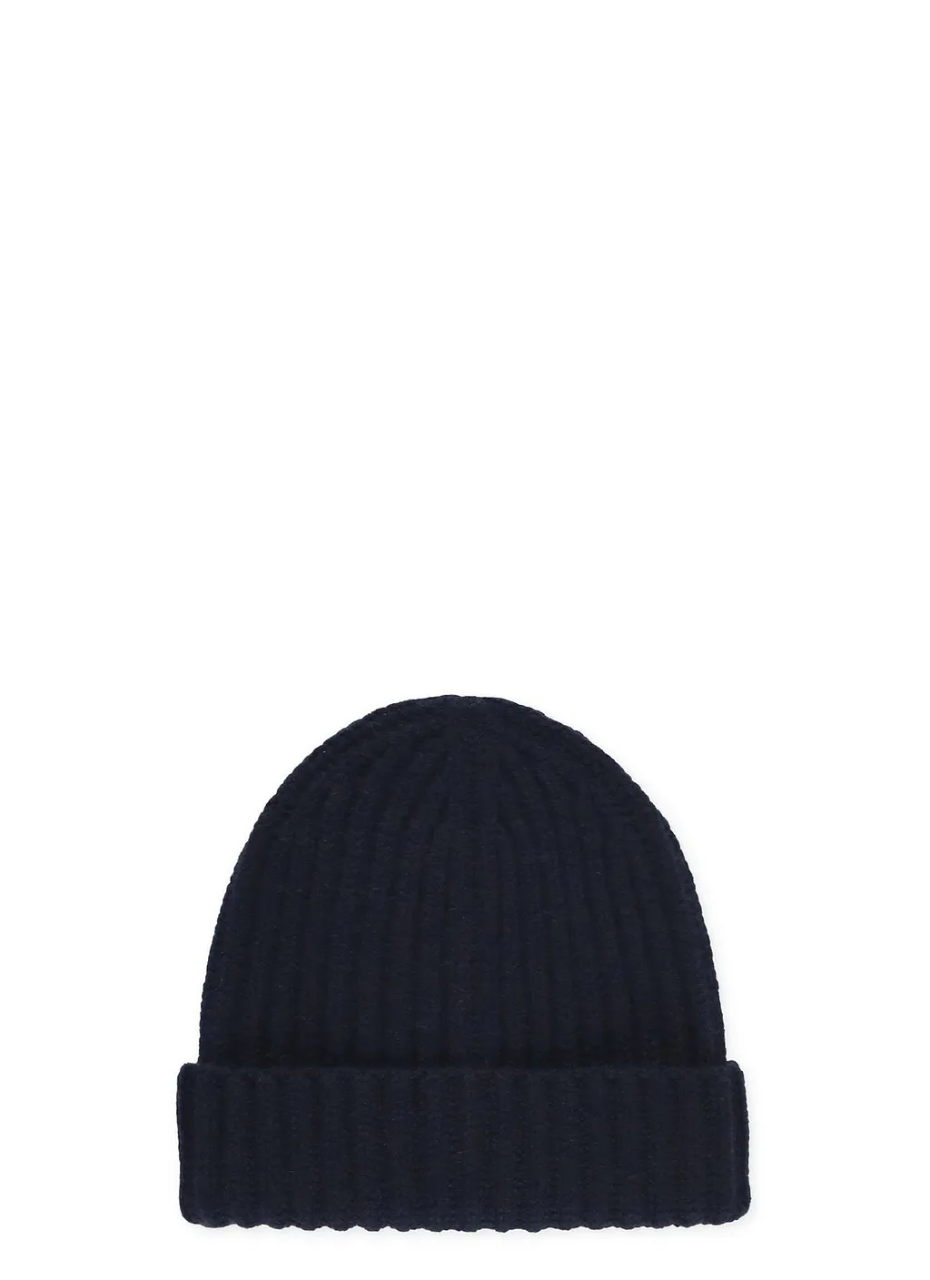 Barna Cashmere Ribbed Beanie Hat